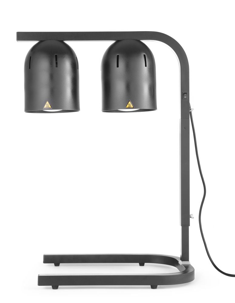 Scaldavivande a lampade infrarosse, 2, HENDI, Nero, 230V/250W, 453x360x(H)790mm