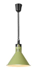 Lampada termica conica regolabile, HENDI, Verde, 230V/250W, ⌀275x(H)250mm
