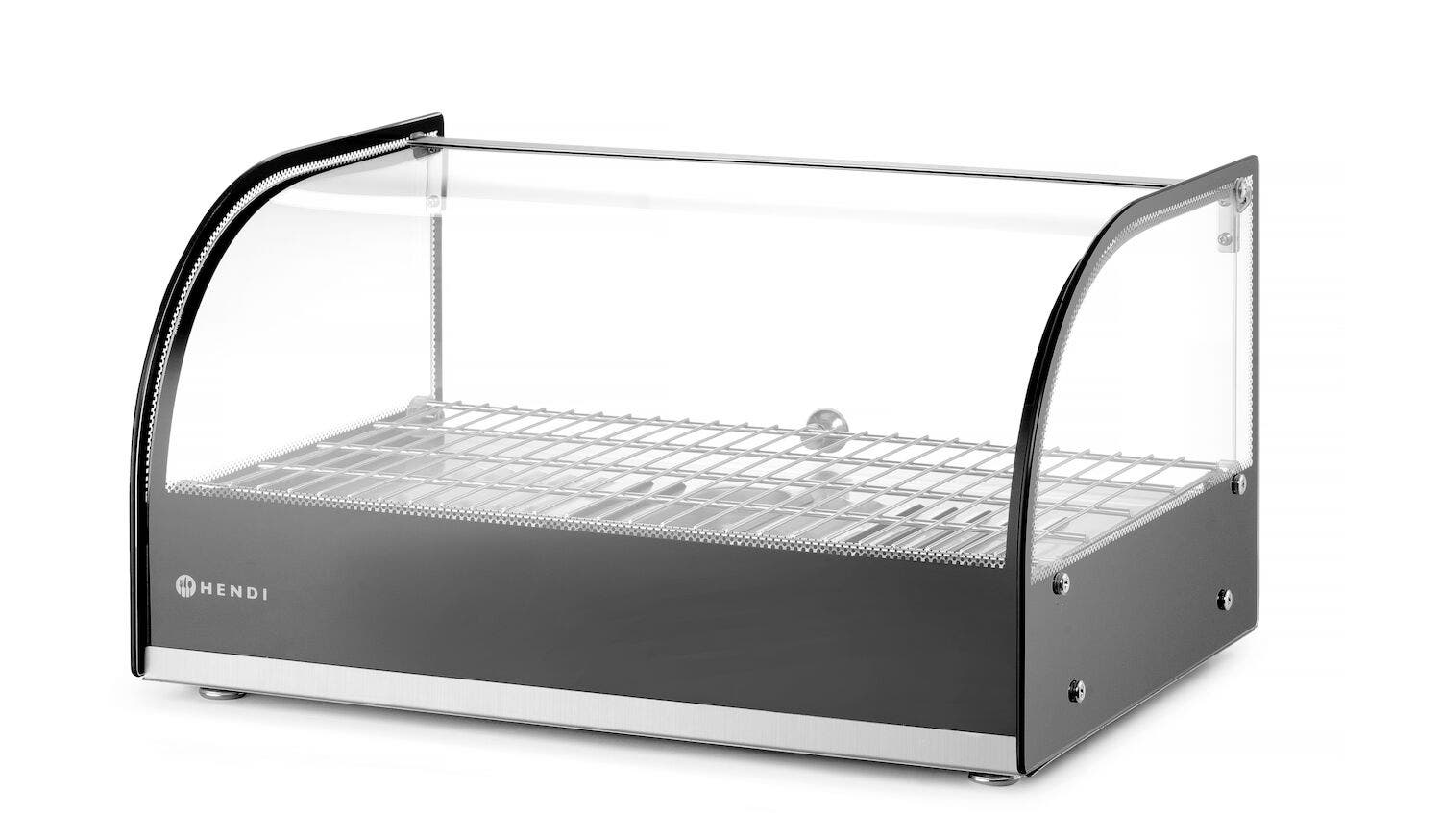 Display da banco riscaldato, HENDI, Singola, Nero