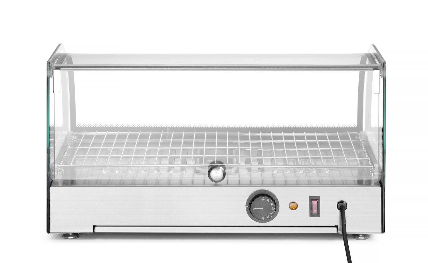 Display da banco riscaldato, HENDI, Singola, Nero