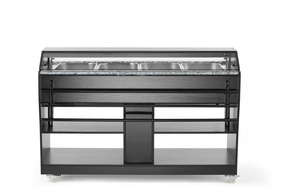 Buffet riscaldato, HENDI, GN 1/1, 1490x765x(H)1370mm