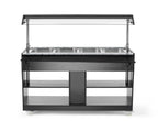 Buffet riscaldato, HENDI, GN 1/1, 1490x765x(H)1370mm