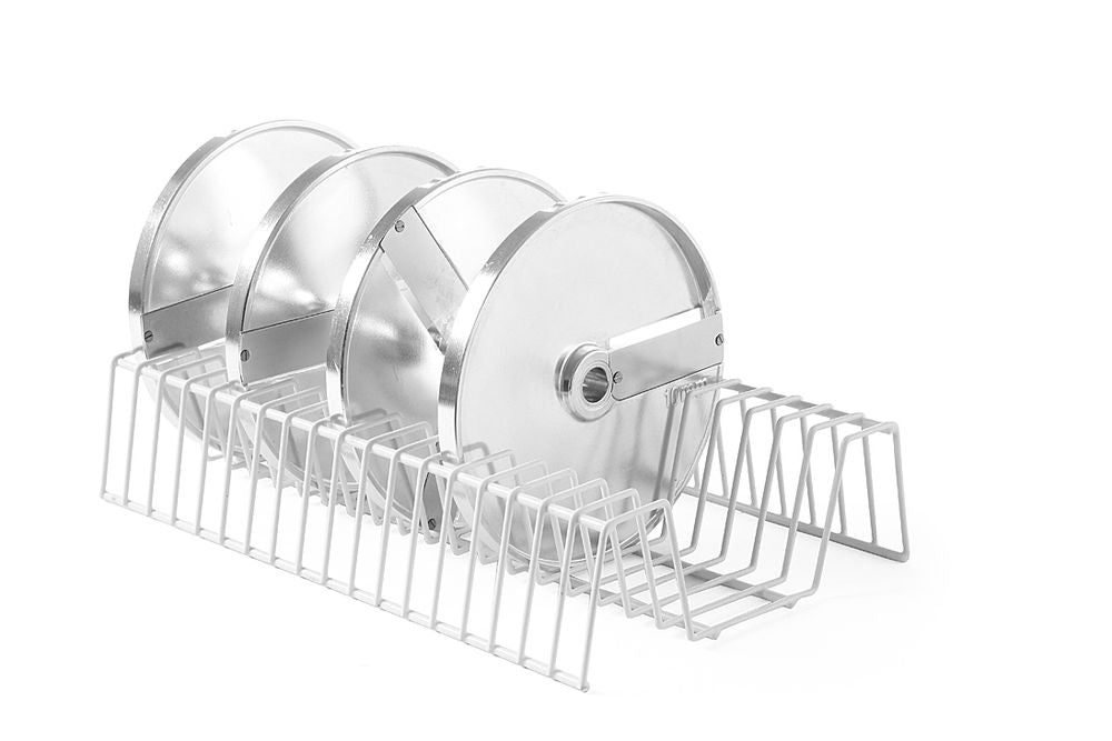 Supporto per 18 dischi da taglio, HENDI, 400x250x(H)90mm