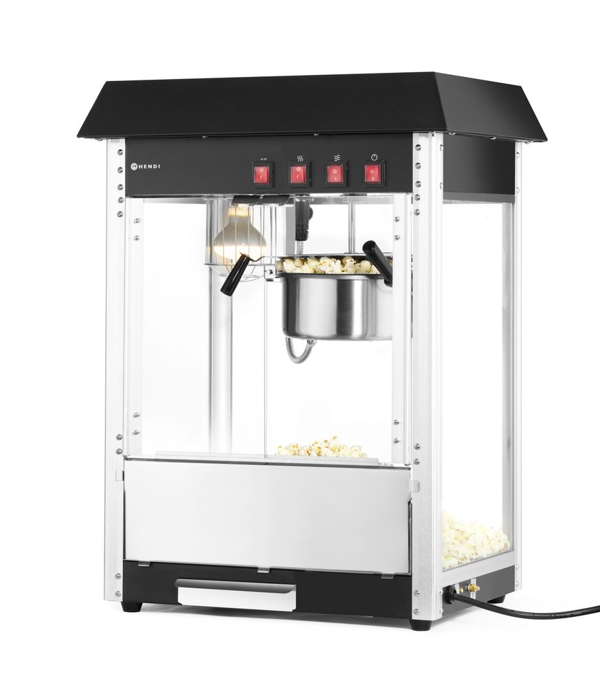 Macchina per popcorn, HENDI, Nero, 230V/1500W, 574x420x(H)778mm
