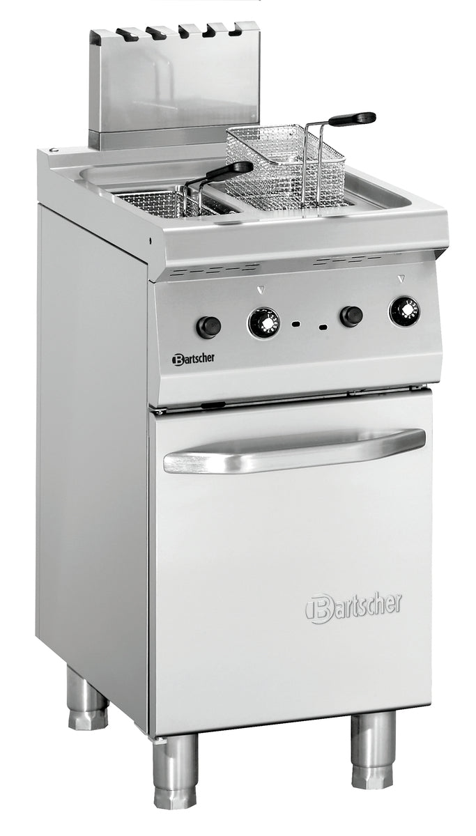 Friggitrice Professionale a gas, 700, B400, 2x7L