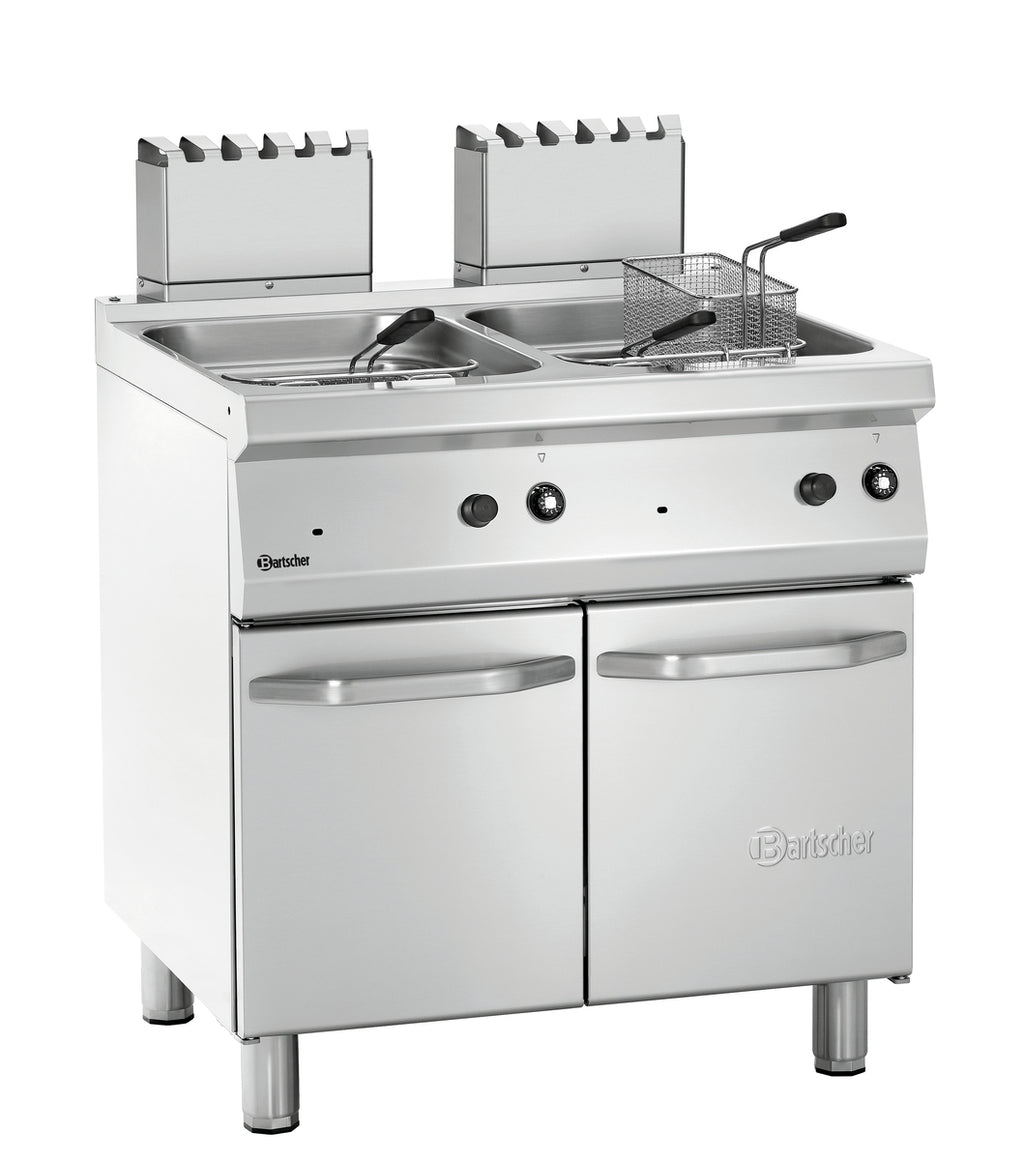 Friggitrice Professionale a gas, 700, B800, 2x15L