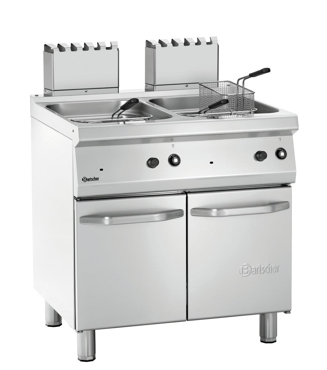 Friggitrice Professionale a gas, 700, B800, 2x15L