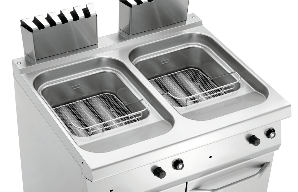Friggitrice Professionale a gas, 700, B800, 2x15L