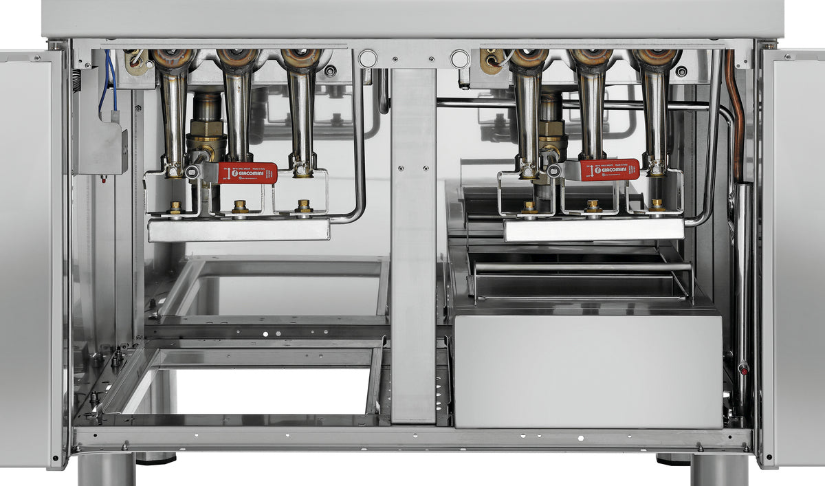 Friggitrice Professionale a gas, 700, B800, 2x15L