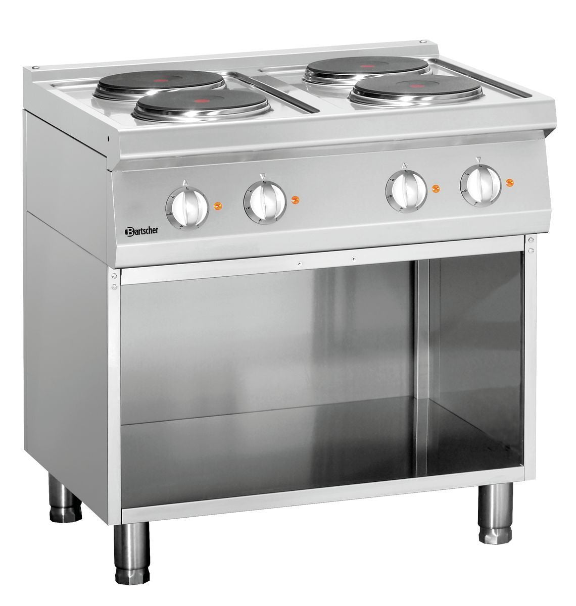 Cucina Elettrica Professionale 700, B800, 4PL, UO