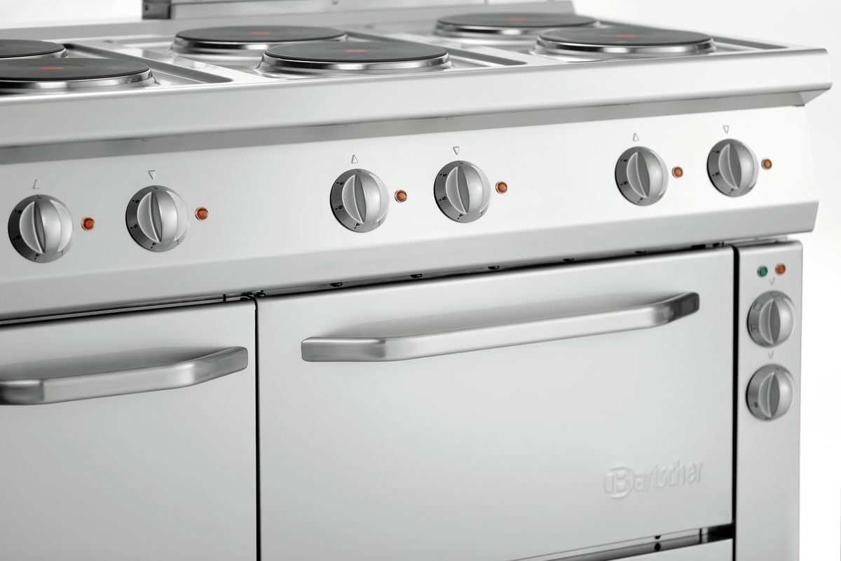 Cucina elettrica 700, B1200, 6PL, EBO