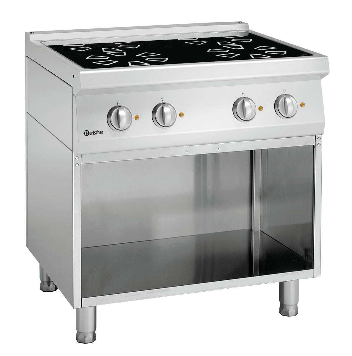CucinaElettrica Professionale 700, 4 campi, UO