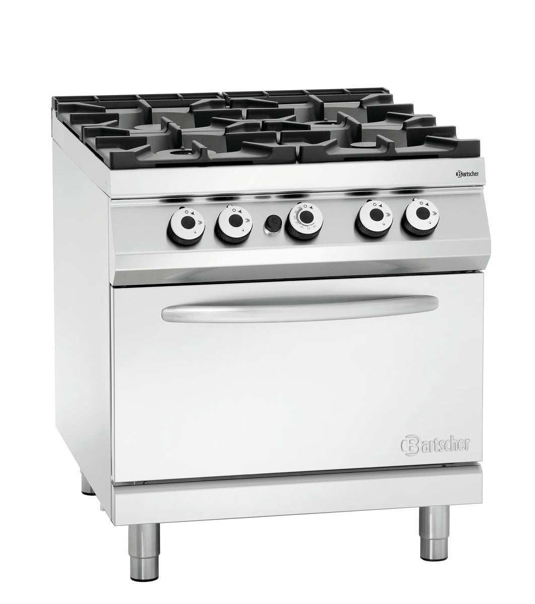 Cucina a gas 900, B800, 4FL, GBO 2/1GN