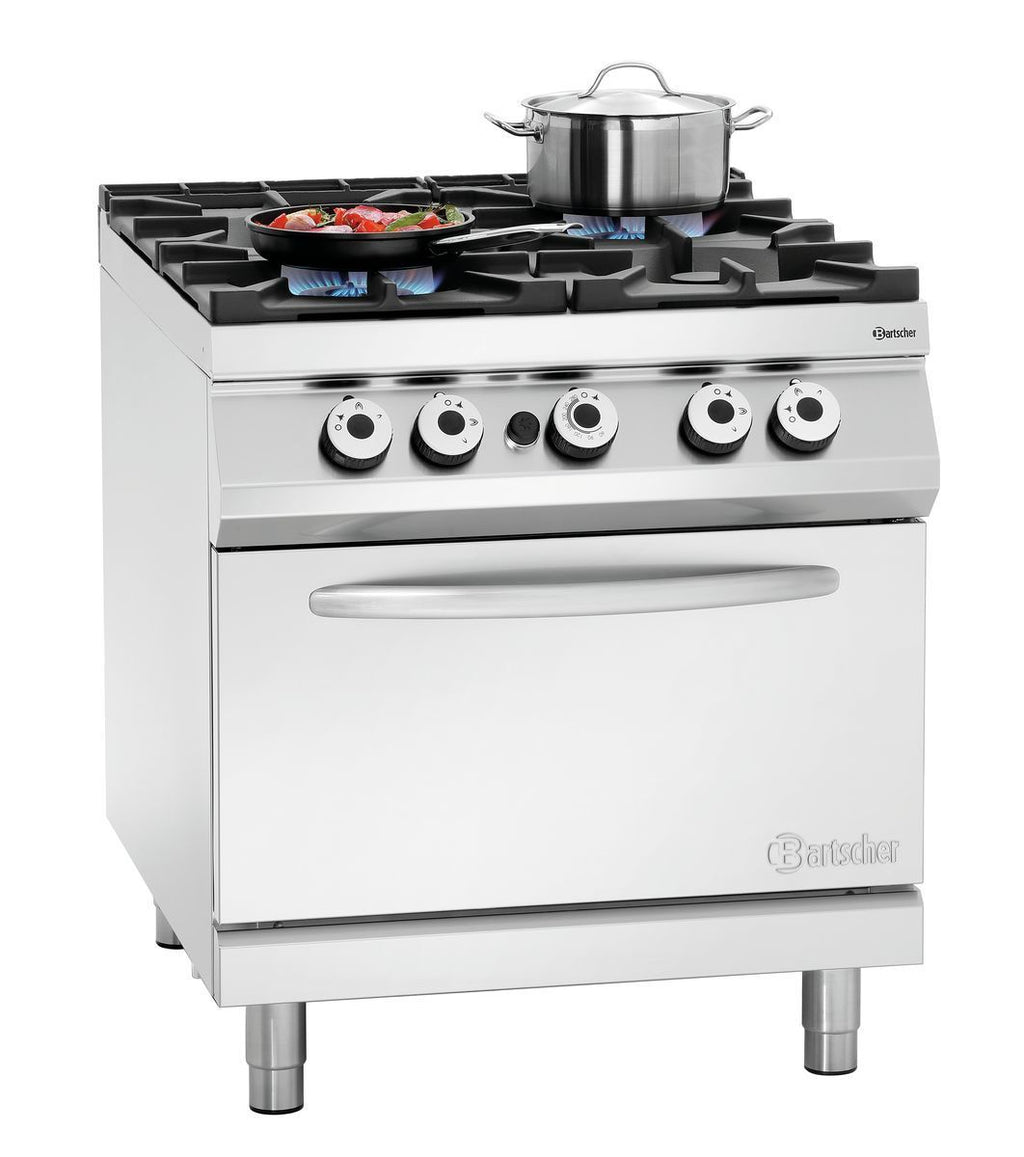 Cucina a gas 900, B800, 4FL, GBO 2/1GN