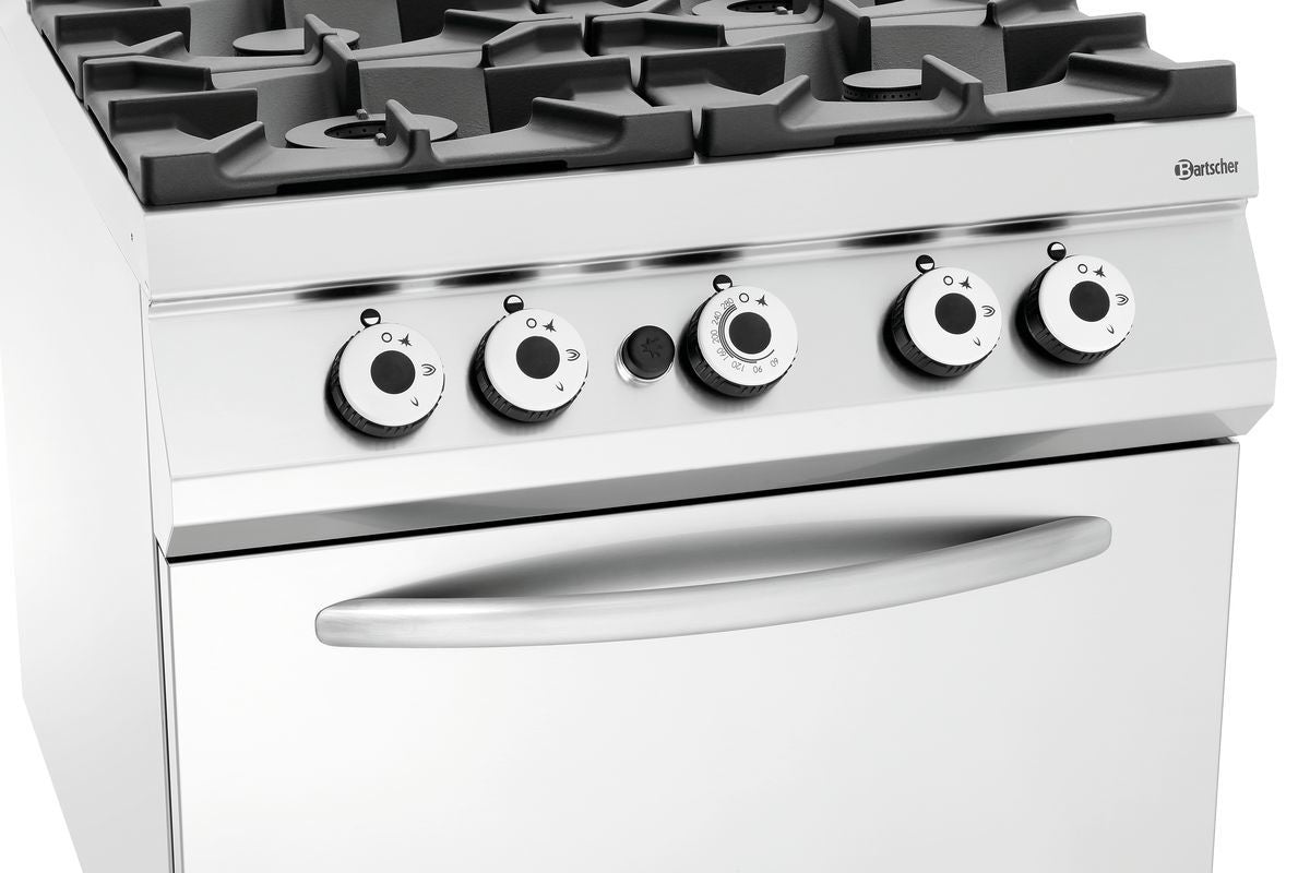 Cucina a gas 900, B800, 4FL, GBO 2/1GN