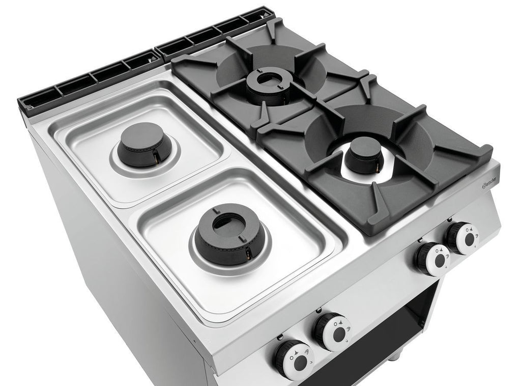 Cucina a gas 900, B800, 4FL, GBO 2/1GN