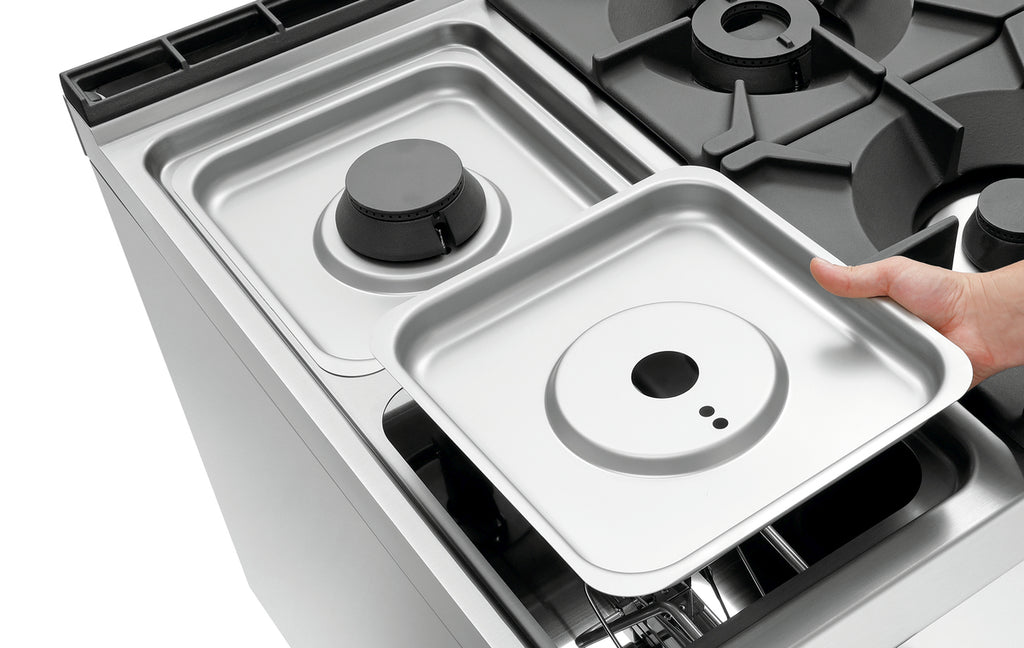 Cucina a gas a 6 fuochi, EBO 2/1GN, NS