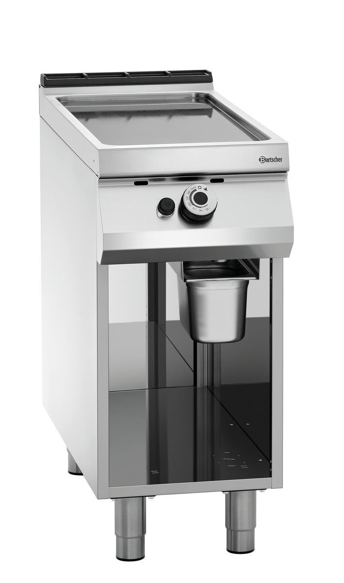 Piastra Elettrica Professionale a gas per grilliare, liscia, OU