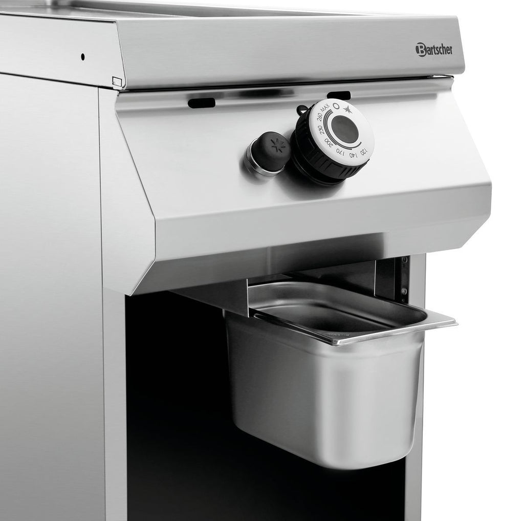 Piastra Elettrica Professionale a gas per grilliare, liscia, OU