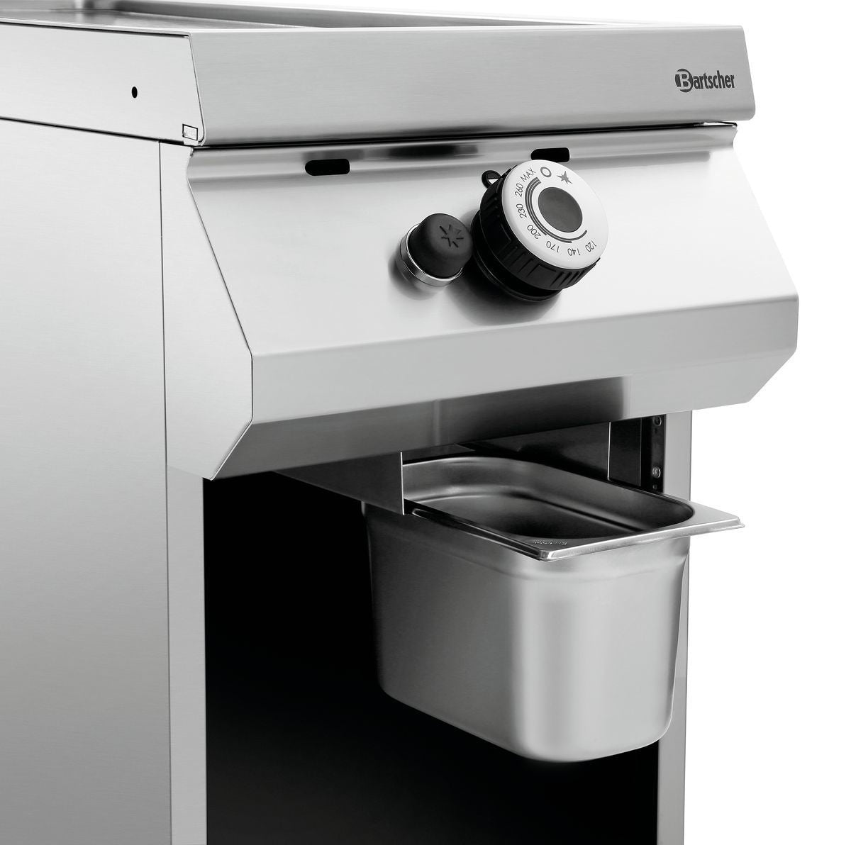 Piastra Elettrica Professionale a gas per grilliare, liscia, OU