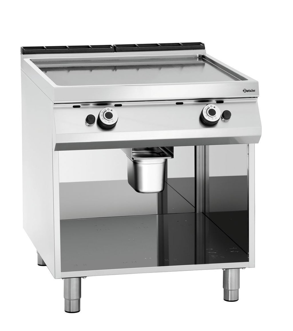 Piastra Elettrica Professionale per grigliare a gas, liscia, OU