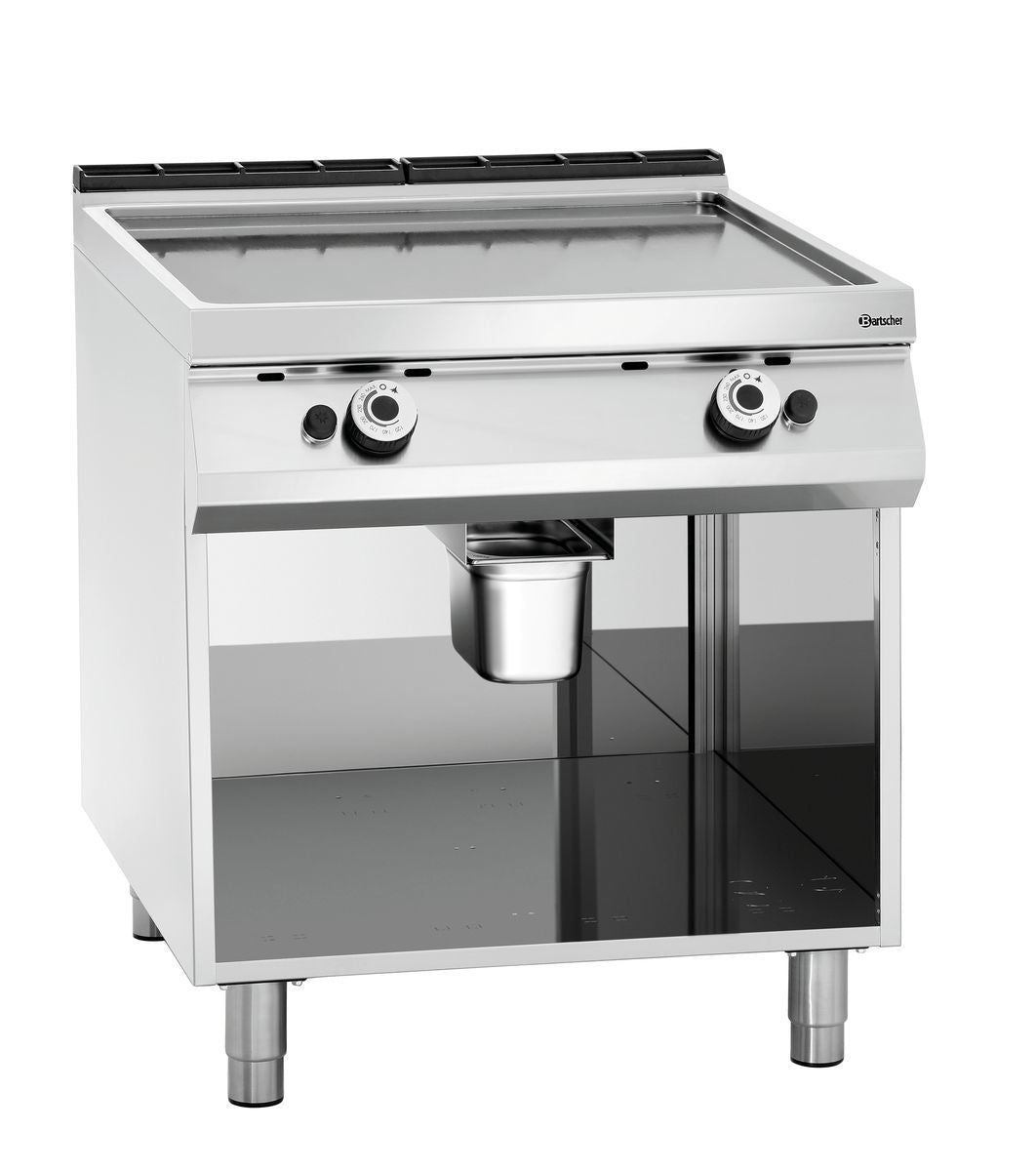 Piastra Elettrica Professionale per grigliare a gas, liscia, OU