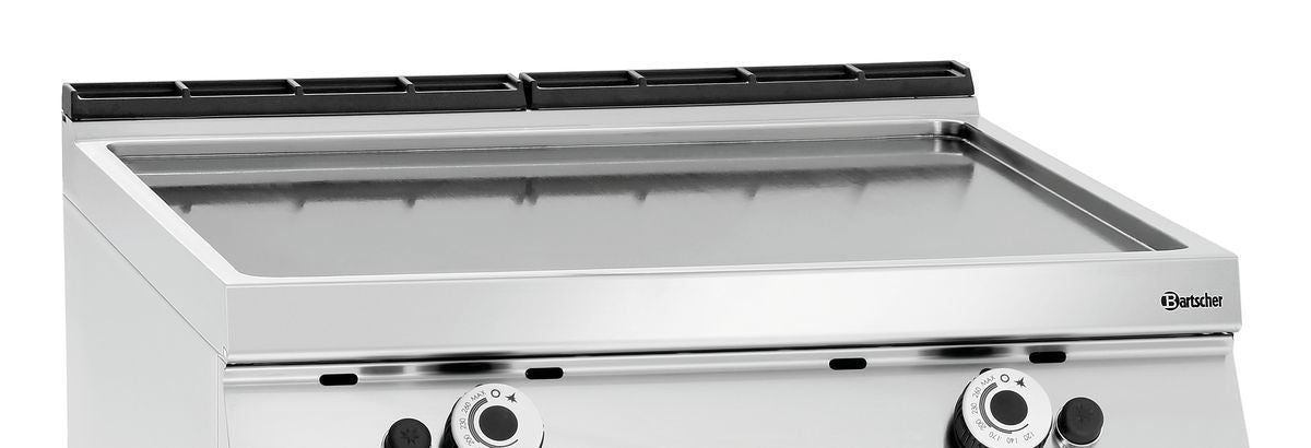 Piastra Elettrica Professionale per grigliare a gas, liscia, OU