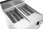 Friggitrice  Professionale verticale a gas, 2 vasche