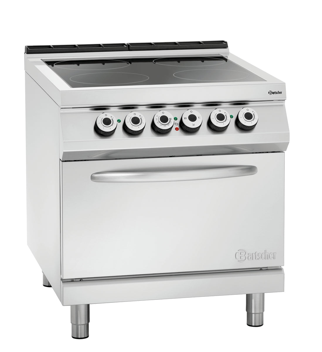 Cucina elettrica a 4 fuochi con forno