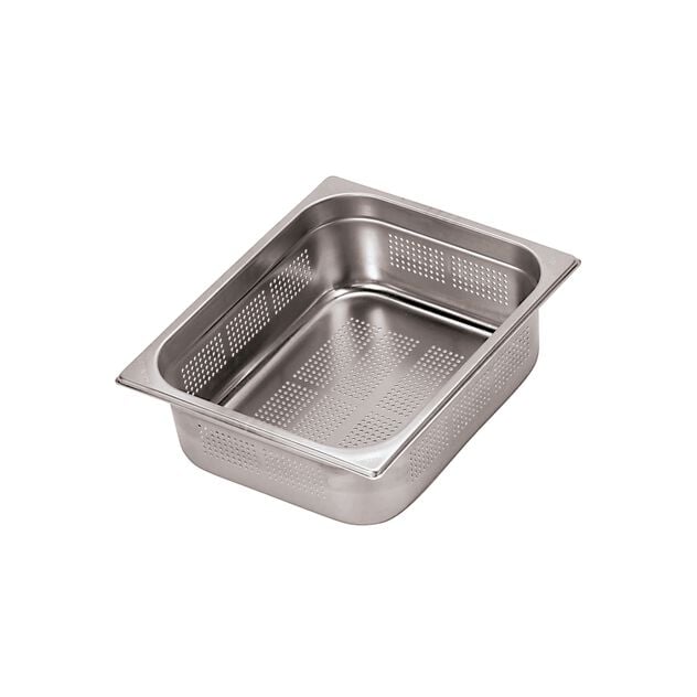 BACINELLA TUTTA FORATA INOX 2/3 100h GNT23100