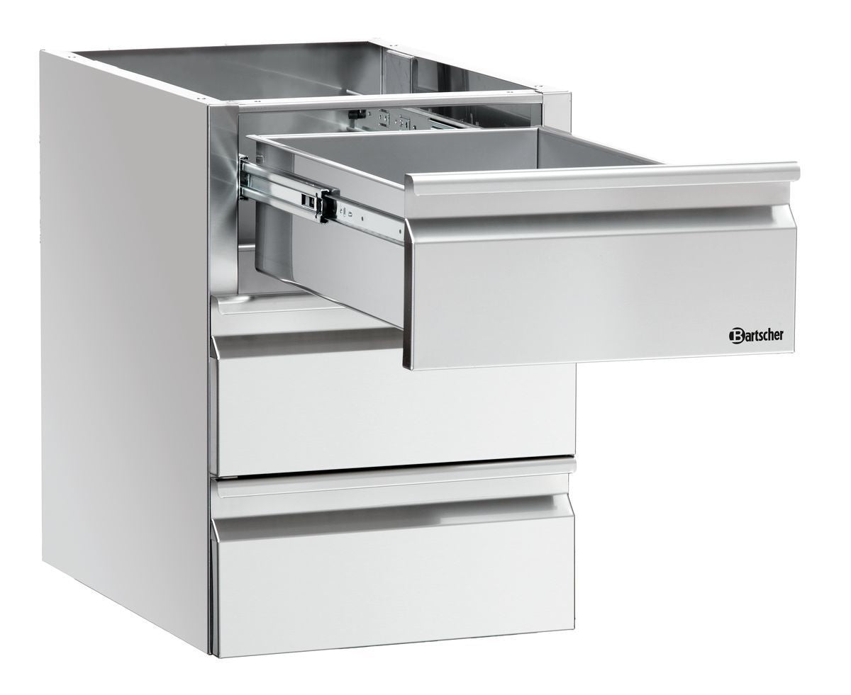 Set di cassetti 3 x 1/1 GN