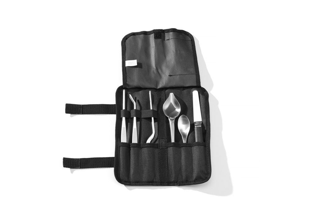 Set placcatura da chef, 6 pezzi, satinato, HENDI, 255x25x(H)100mm