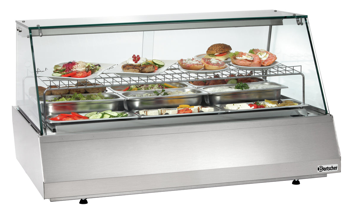 Banco frigo 3/1 GN, vetro perimetrale
