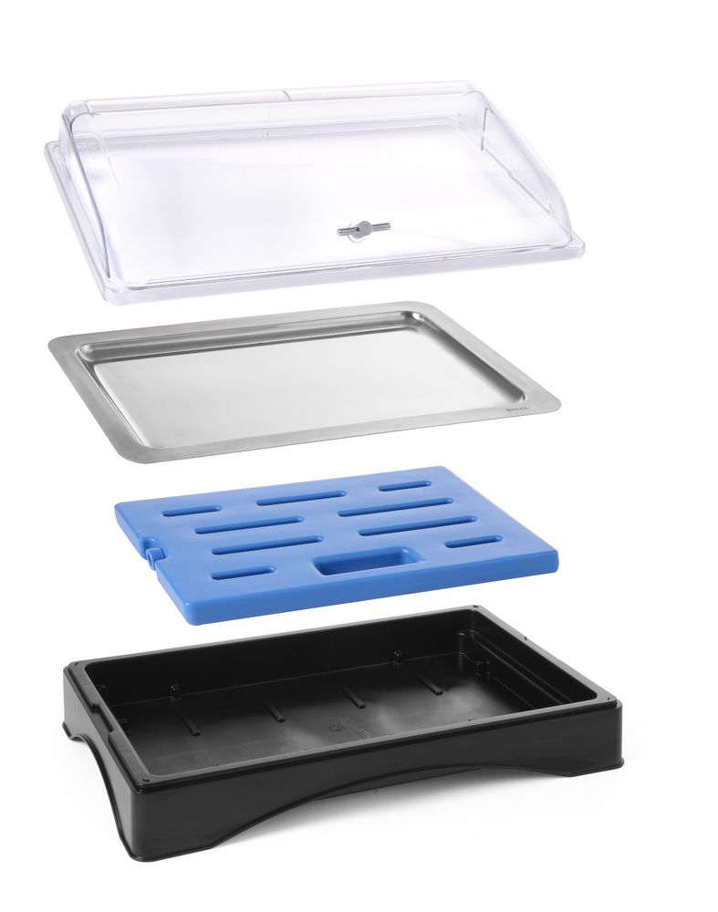 Elemento di raffreddamento per l'uso con la vaschetta di raffreddamento 424186, HENDI, 430x280x(H)30mm