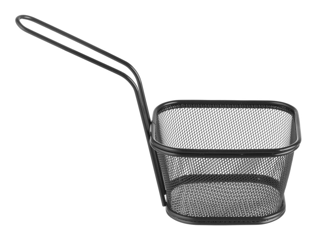 Mini cestelli per fritture impilabili neri, HENDI, 130x115x(H)80mm