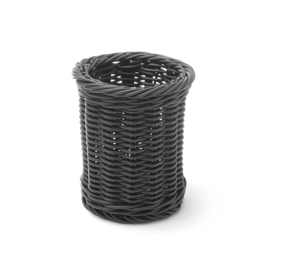 Cestino da posate, HENDI, Nero, ⌀100x(H)120mm
