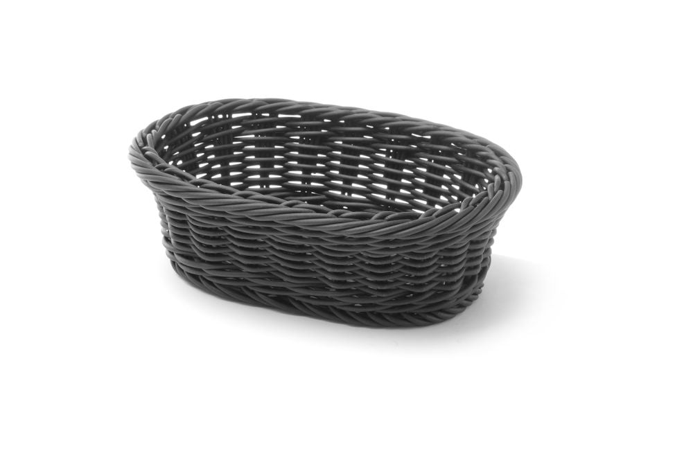 Cestino da pane ovale, HENDI, Nero, 190x120x(H)60mm