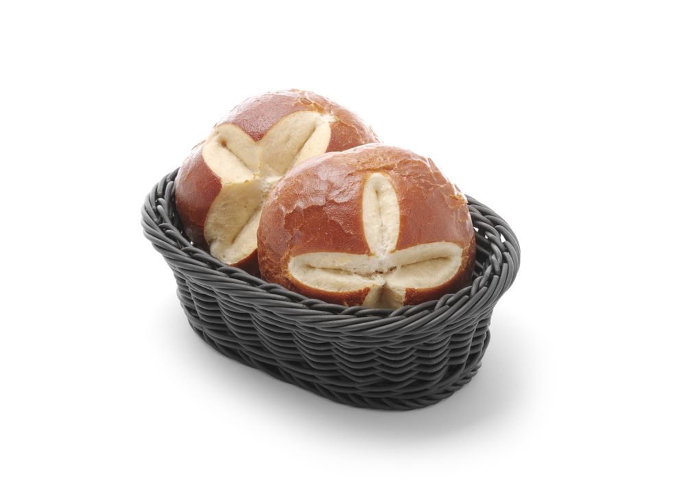 Cestino da pane ovale, HENDI, Nero, 190x120x(H)60mm