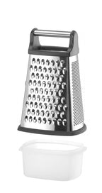 Grattuggia su 4 lati con contenitore, HENDI, 158x130x(H)310mm