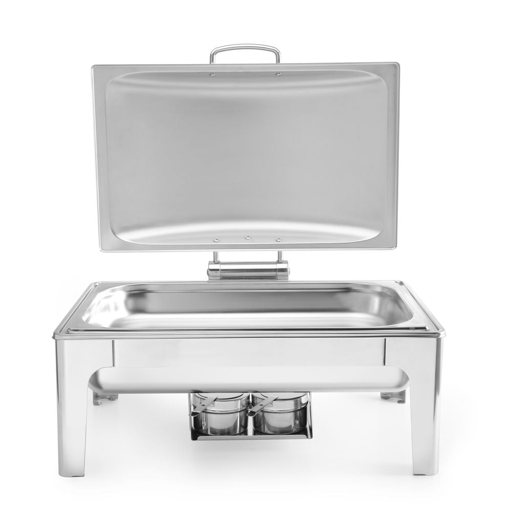 Chafing dish GN 1/1 finitura satinata, HENDI, Profi Line, 9L, 570x430x(H)290mm