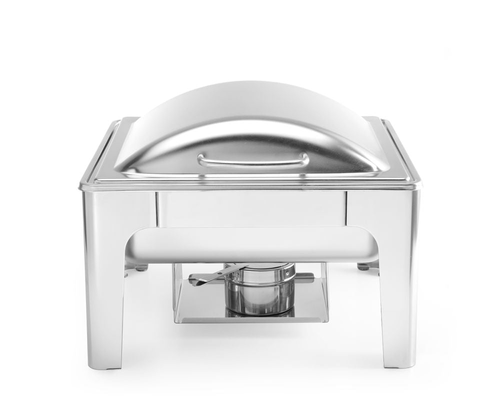 Chafing dish GN 2/3 finitura satinata, HENDI, Profi Line, 6L, 395x430x(H)290mm