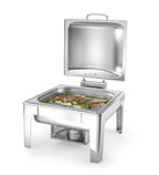 Chafing dish GN 2/3 finitura satinata, HENDI, Profi Line, 6L, 395x430x(H)290mm