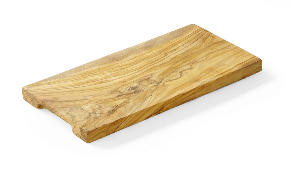 Tagliere in legno d'ulivo, HENDI, 300x150x(H)18mm