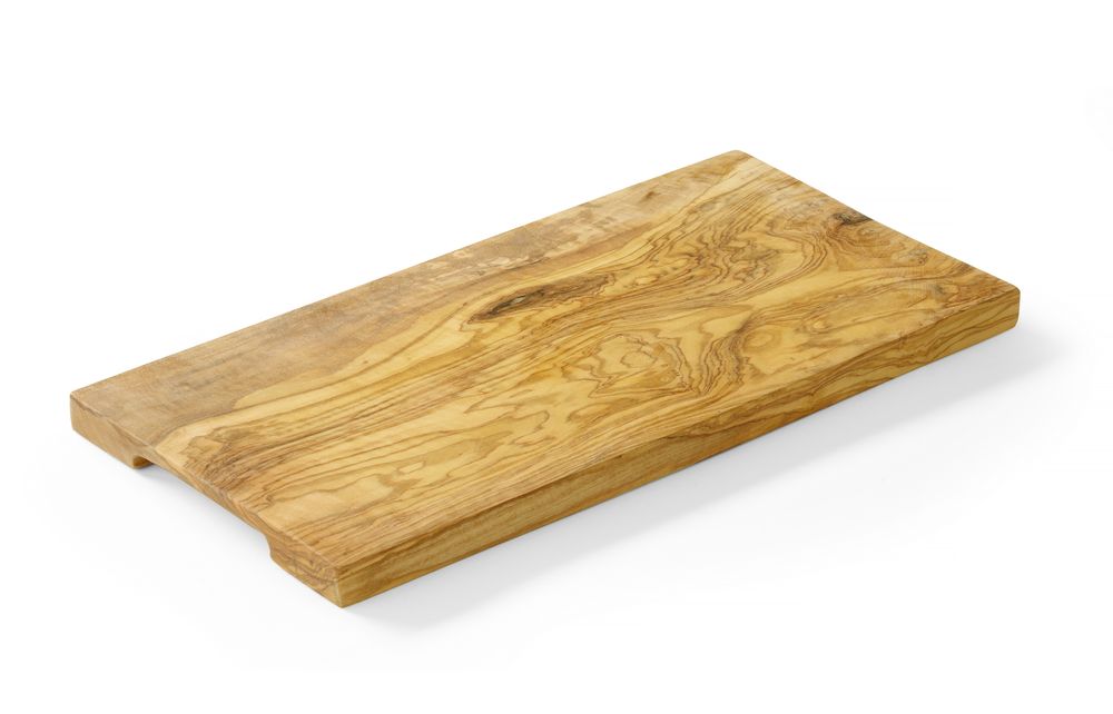 Tagliere in legno d'ulivo, HENDI, 350x150x(H)18mm