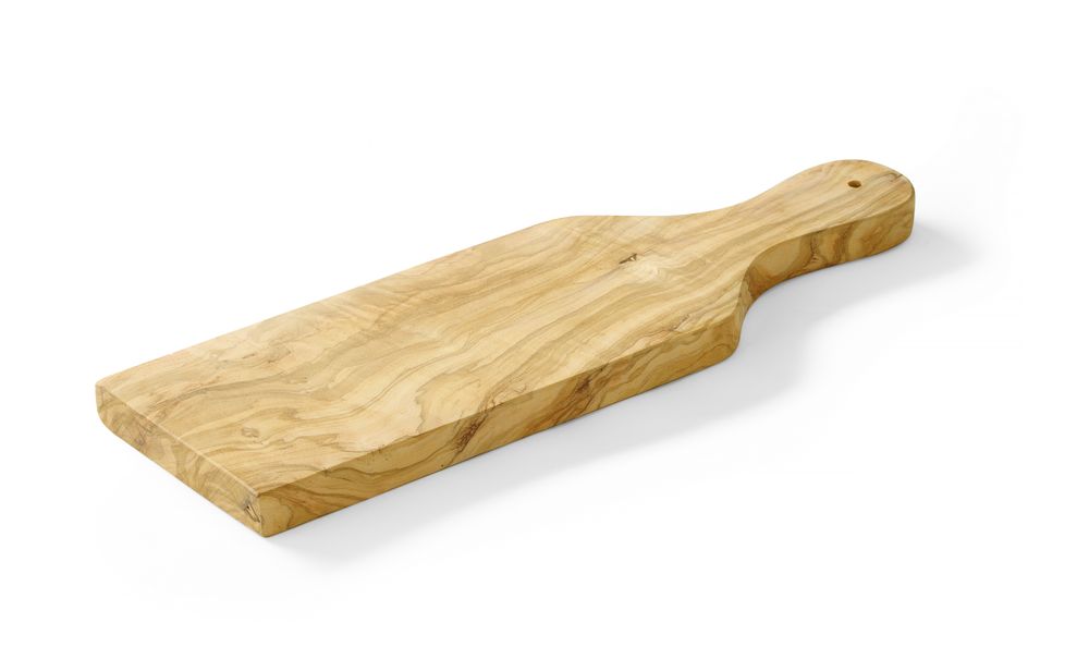 Tagliere per formaggi in legno d'ulivo, HENDI, 350x120x(H)18mm