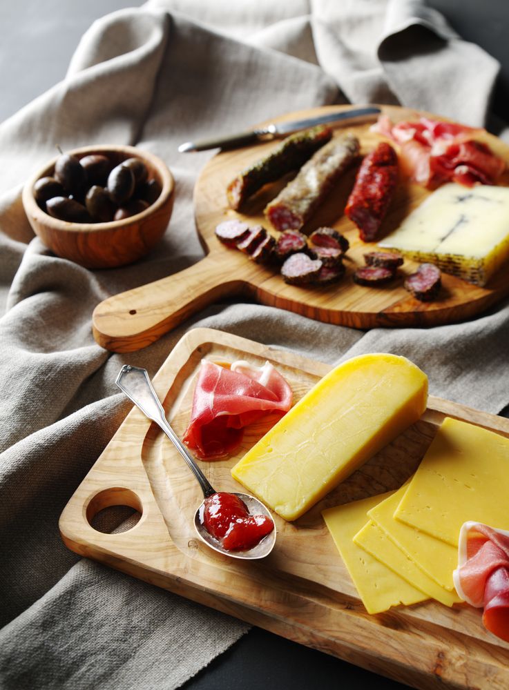 Tagliere in legno di ulivo., HENDI, ⌀155x(H)75mm