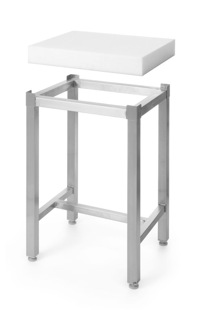 Base per blocco da macellaio, HENDI, Supporto, 500x400x(H)750mm