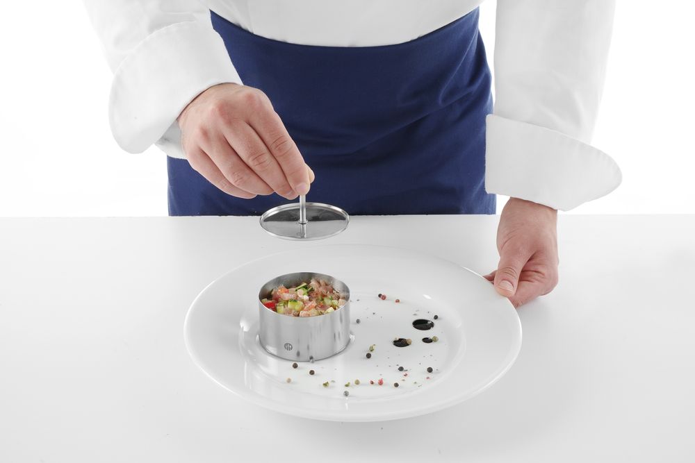 Anello impiattamento e pressa rotonda, HENDI, ⌀80x(H)45mm