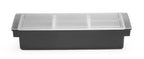 Scatola degli ingredienti – 3 contenitori, BarUp, Nero, 480x150x(H)100mm