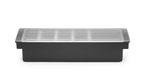 Contenitore per ingredienti 5 settori, BarUp, Nero, 480x150x(H)100mm